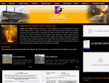 Tablet Screenshot of cosmicferro.com